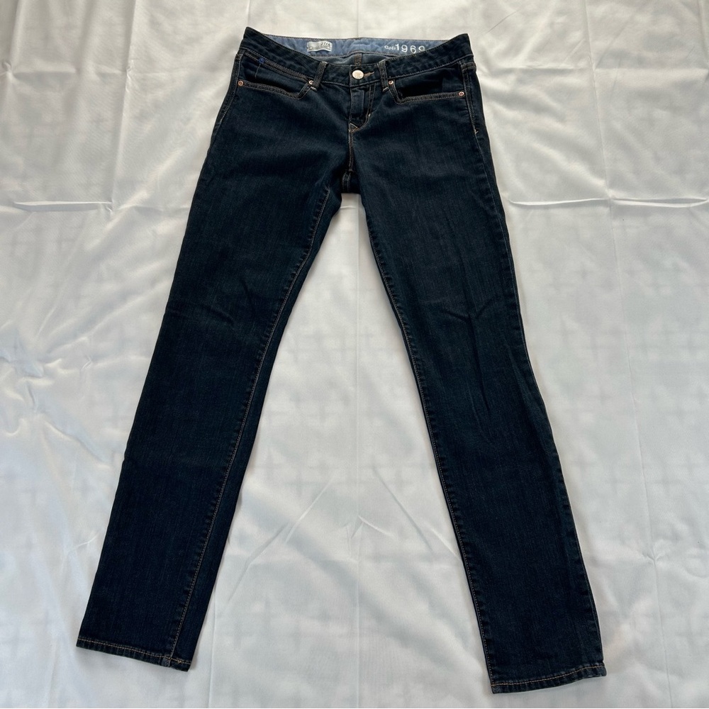 Gap Always Skinny 27/4 dark blue Women's Jeans - 99% cotton 1% elastic